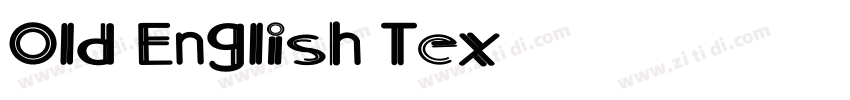 Old English Tex字体转换